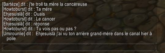 [Traitée] Howtoburst - Insultes sans raison - Plaintes traitées - Firestorm