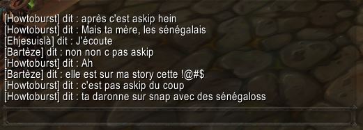 [Traitée] Howtoburst - Insultes sans raison - Plaintes traitées - Firestorm